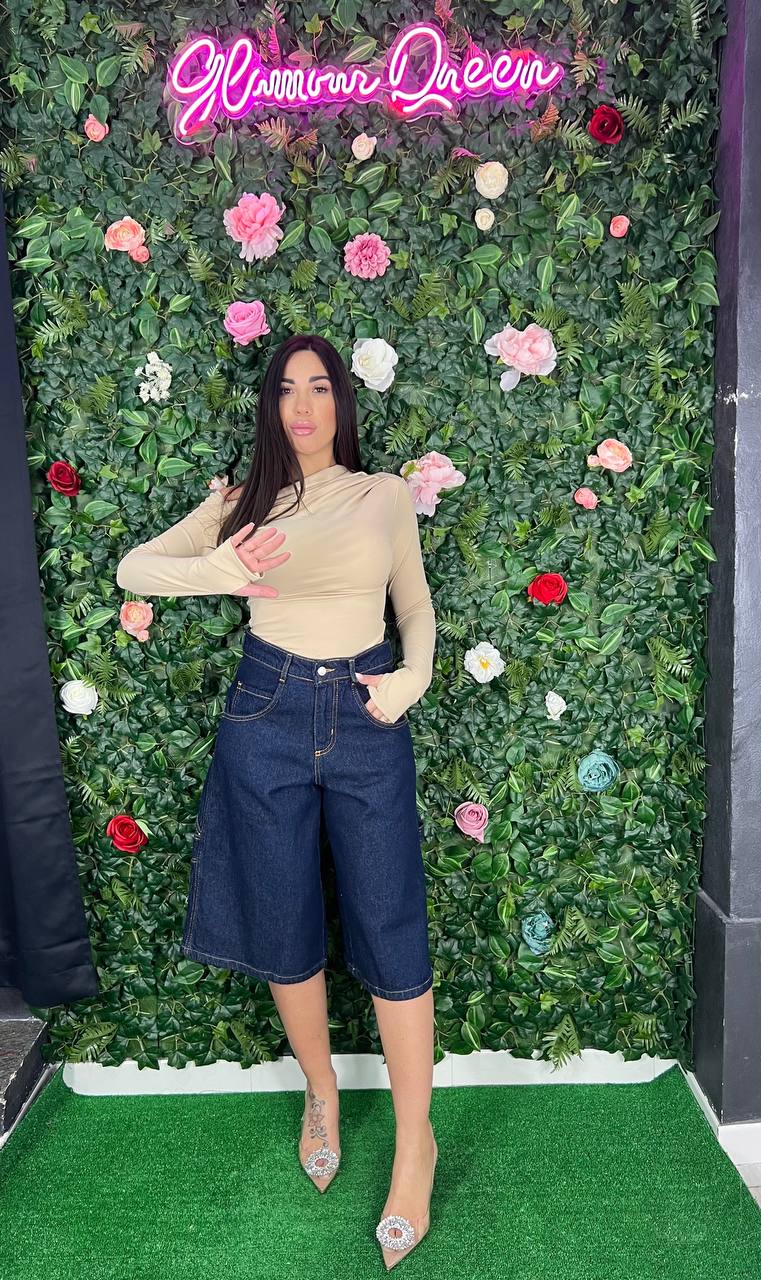 BALLON CORTO DENIM